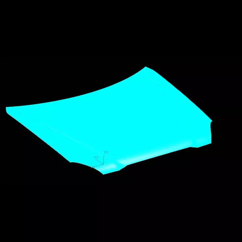 قالب ختم اللوحة الخارجية لغطاء محرك السيارة