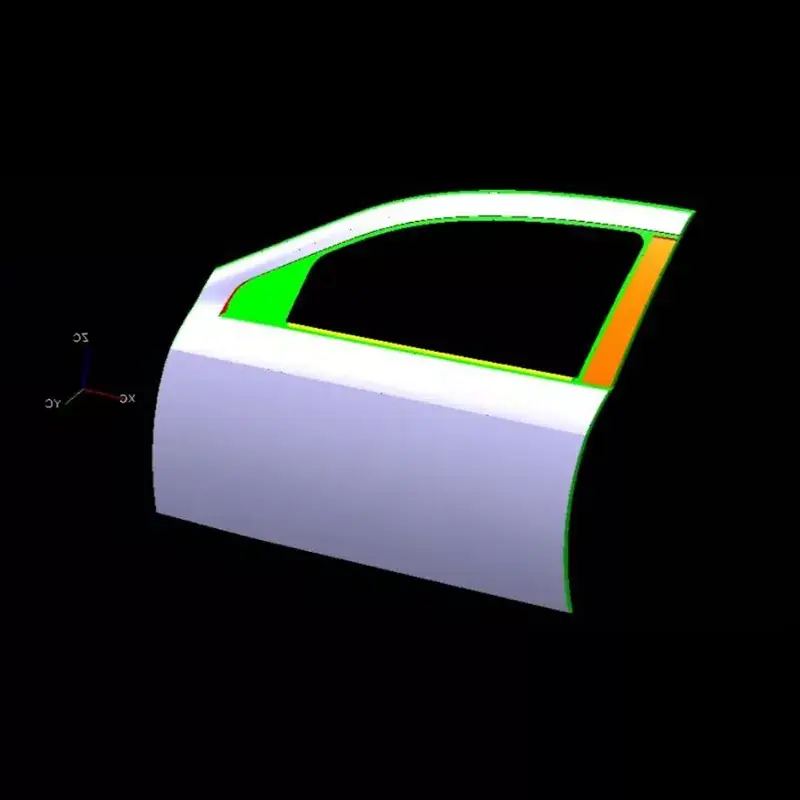 قالب ختم اللوحة الخارجية للباب الأمامي الأيسر للسيارات