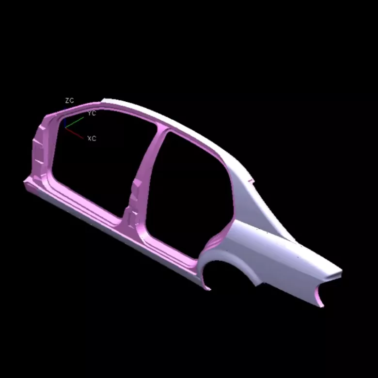 قالب ختم لوحة الجانب الأيمن للسيارات