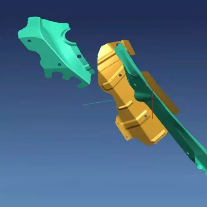 قوالب ختم لوحة التسليح الصغيرة للسيارات